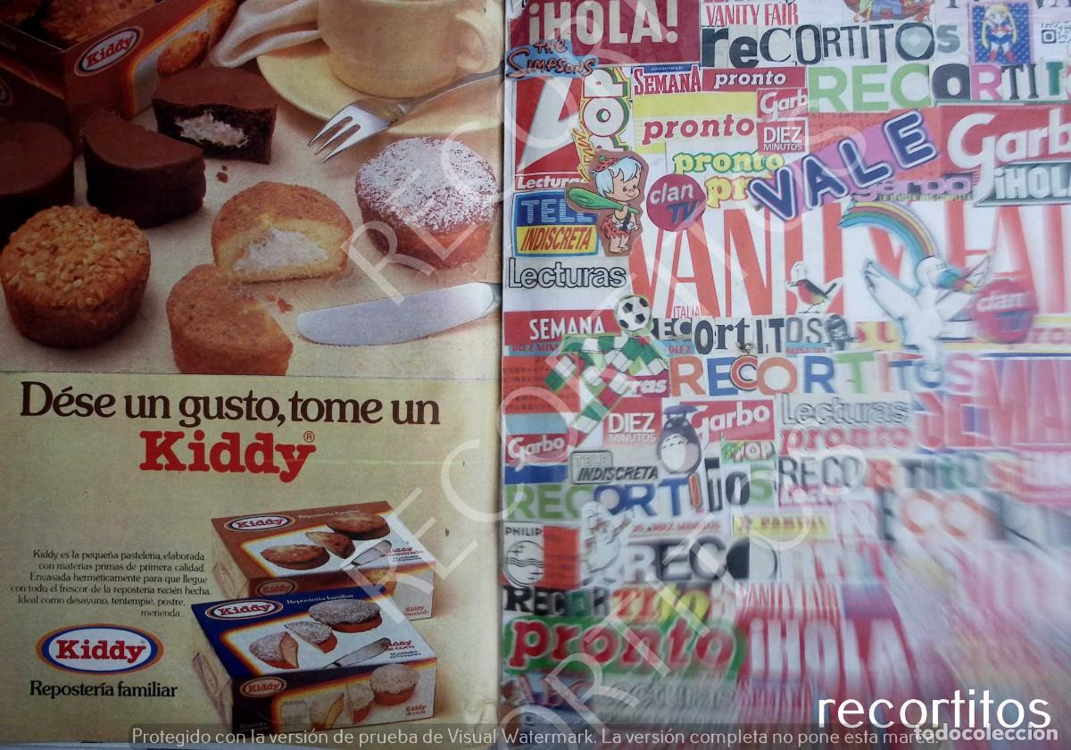 Sammeln von Zeitschriften und Zeitungen: KIDDY MAGDALENAS POSTRES CASEROS BOLLERIA ANUNCIO PUBLICIDAD
