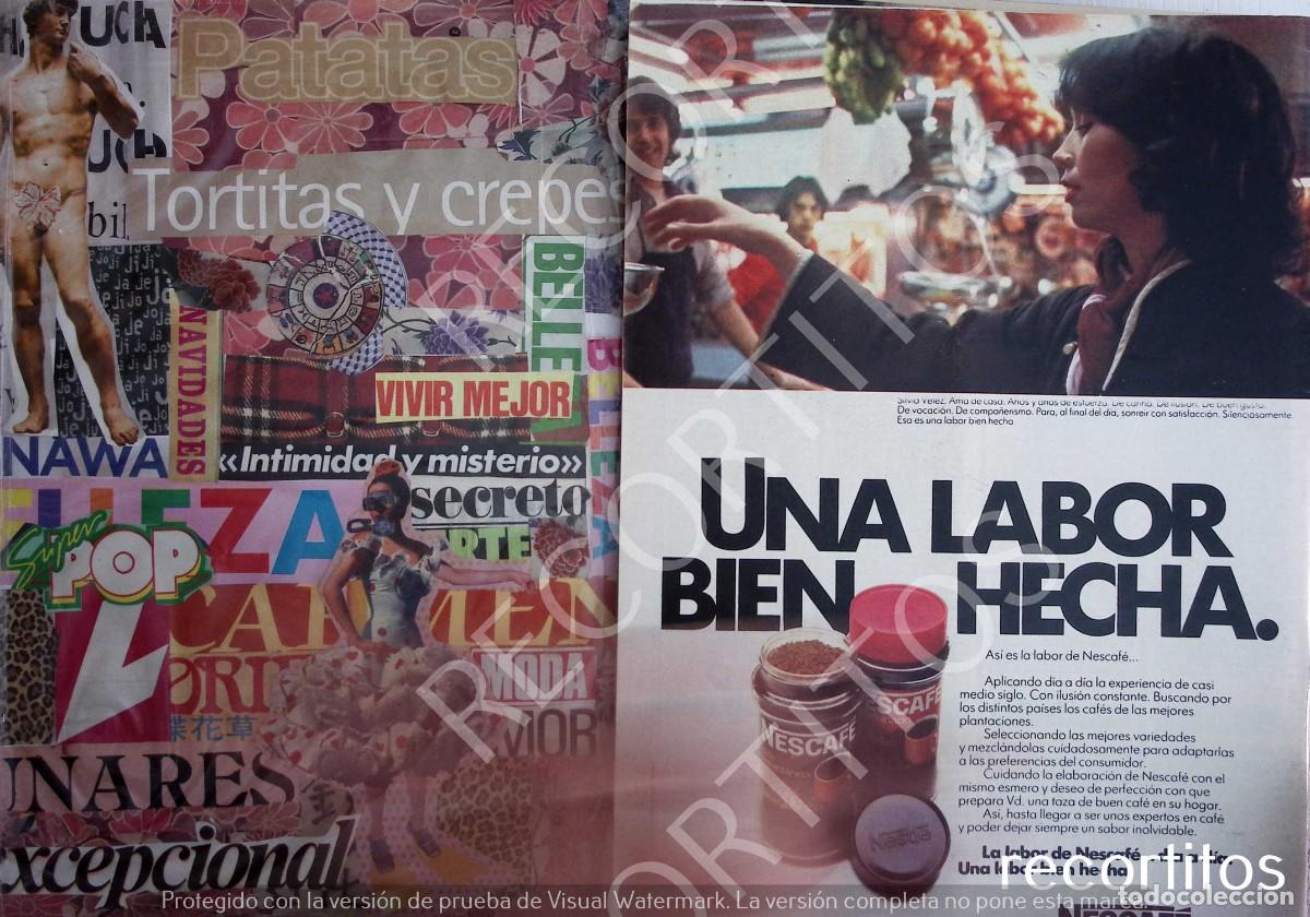 Collectionnisme de Revues et Journaux: NESCAFE ANUNCIO PUBLICIDAD