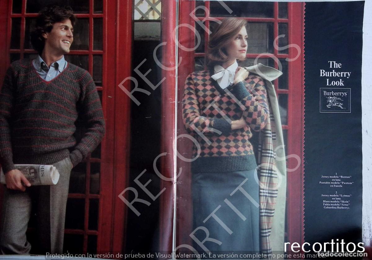 Collectionnisme de Revues et Journaux: THE BURBERRY LOOK ANUNCIO PUBLICIDAD