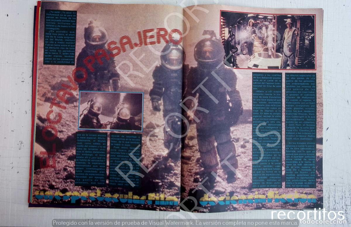 Coleccionismo de revistas y peri&oacute;dicos: alien el octavo pasajero