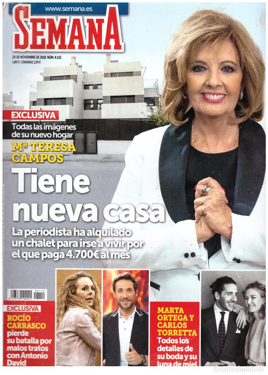 Coleccionismo de Revistas y Peri&oacute;dicos: REVISTA SEMANA: MARIA TERESA CAMPOS / MARTA ORTEGA / ATHINA ONASSIS / CAROLINA DE MONACO / JUANA ACO