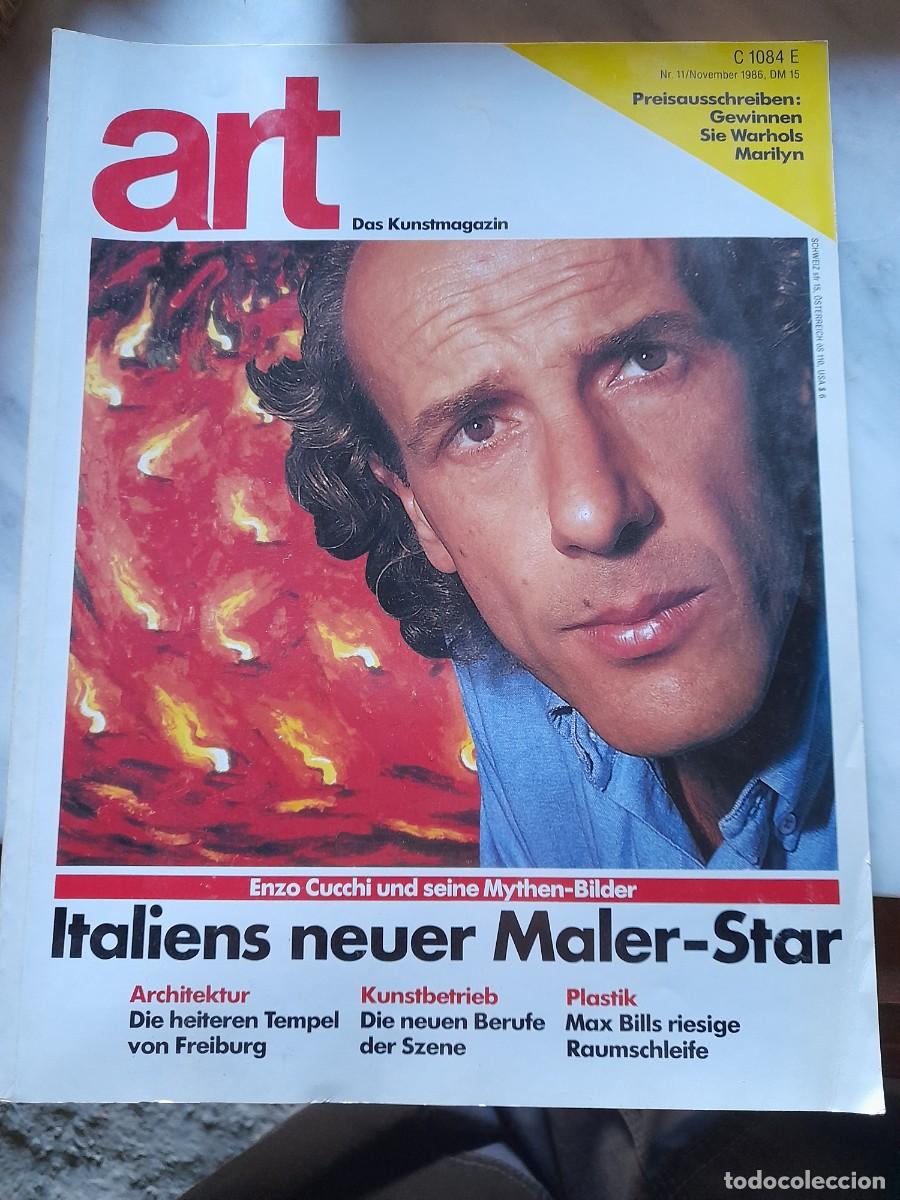 Coleccionismo de Revistas y Peri&oacute;dicos: Revista arte Art Das kunstmagazin en Aleman Enzo Cucchi Mythen Bilder Architektur Kunstbetrieb