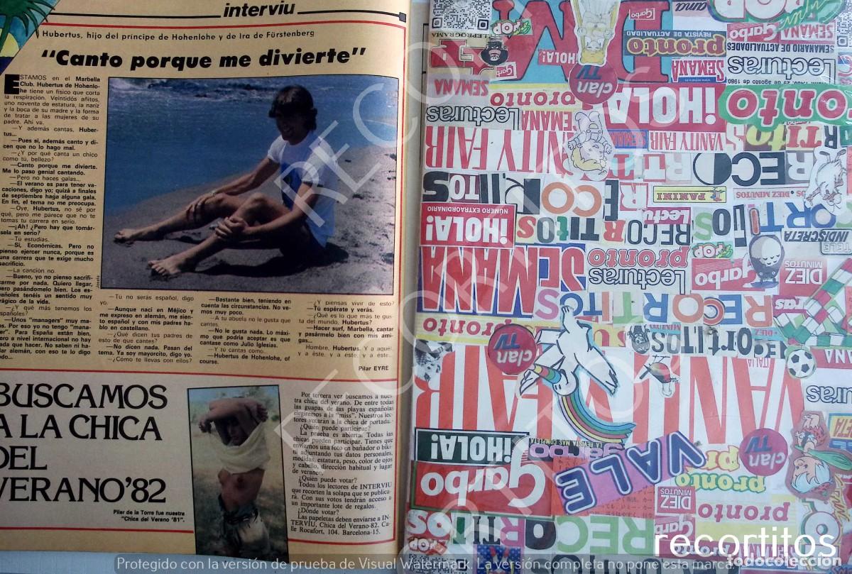 Coleccionismo de Revistas y Peri&oacute;dicos: miguel bose