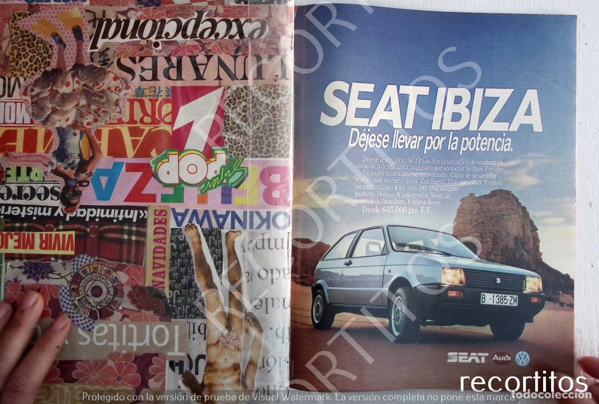 Coleccionismo de revistas y peri&oacute;dicos: SEAT IBIZA anuncio publicidad