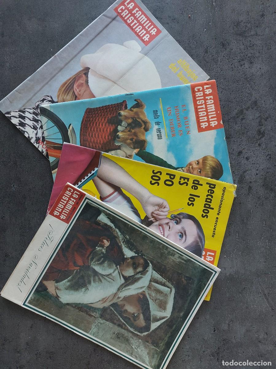 Collectionnisme de Revues et Journaux: 4 revistas la familia cristiana - a&ntilde;os 1961 - 1963 - 1965 -1966