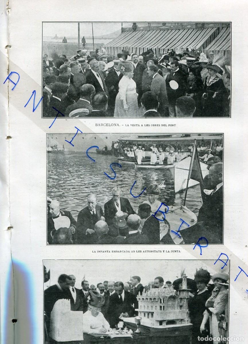 Collectionnisme de Revues et Journaux: REVISTA A&Ntilde;O 1912 CLUB NAUTICO DE BARCELONA VIRGEN ENCONTRADA EN EL MAR DE LA BARCELONETA