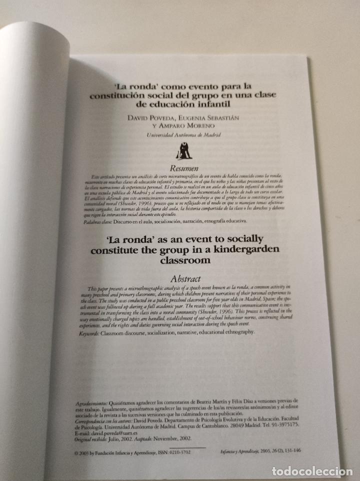 Coleccionismo de revistas y peri&oacute;dicos: Separata La Ronda como evento para la constitucion social del grupo en una clase de educacion inf