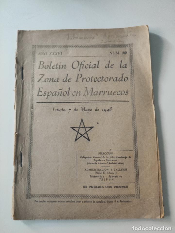 Coleccionismo de revistas y peri&oacute;dicos: BOLETIN OFICIAL de la Zona de Protectorado Espa&ntilde;ol en Marruecos N&ordm; 19 de 7 de Mayo de 1948 - VVAA