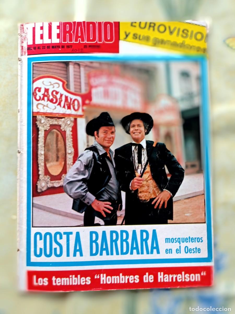 Coleccionismo de Revistas y Peri&oacute;dicos: TELERADIO / COSTA BARBARA, HOMBRES DE HARRELSON, AGATA LYS, LUIS DEL OLMO, COMICOS EN EL CINE