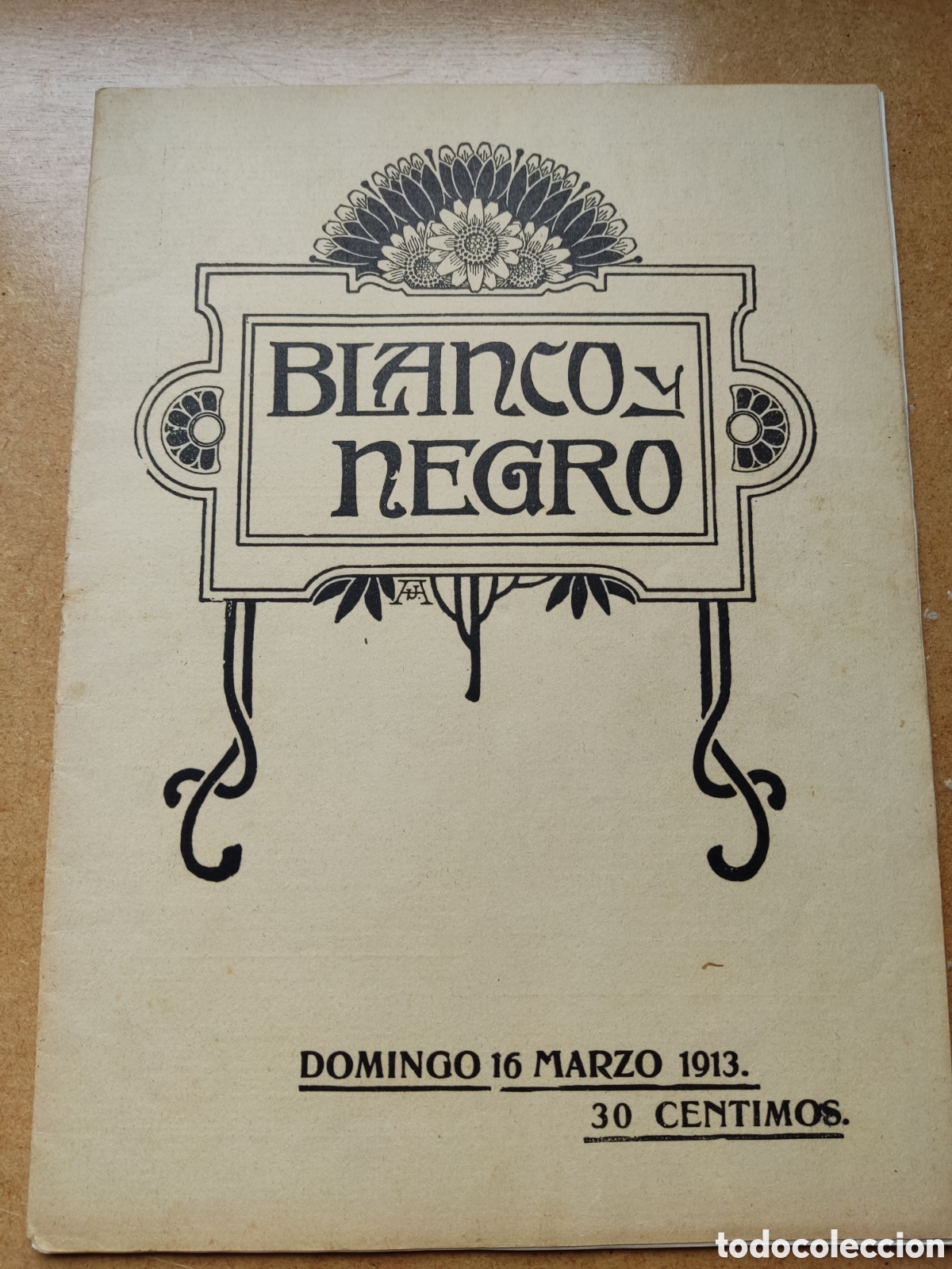 Coleccionismo de Revistas y Peri&oacute;dicos: Revista Blanco y Negro, dominical del diario ABC, del 16 de marzo de 1913