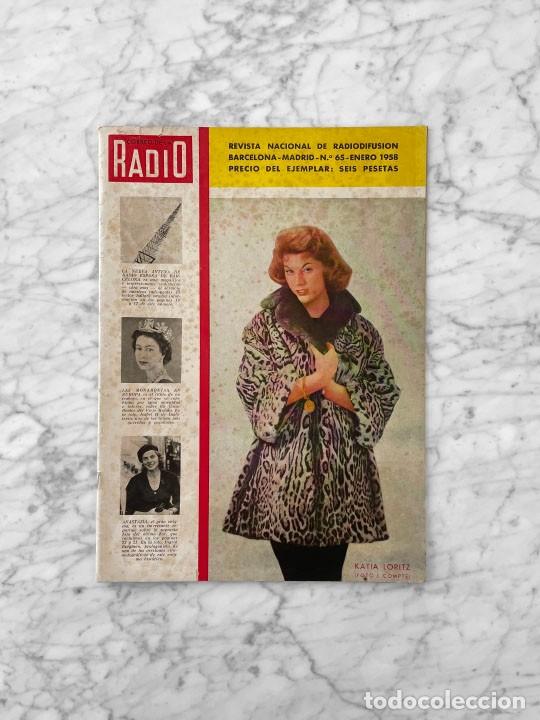 Coleccionismo de Revistas y Peri&oacute;dicos: CORREO DE LA RADIO - 1958 - KATIA LORITZ, LAS MONARQUIAS EN EUROPA, LUIS ROMERO, CHRISTIAN DIOR