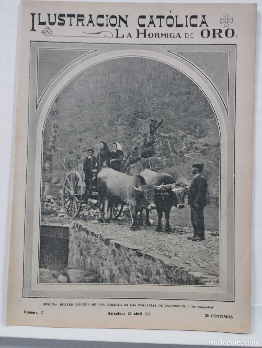 Coleccionismo de revistas y peri&oacute;dicos: LA HORMIGA DE ORO. A&Ntilde;O 1913 - N&ordm;17 MENORCA SEVILLA SANTAPOLA REUS VALENCIA OBRAS PUERTO