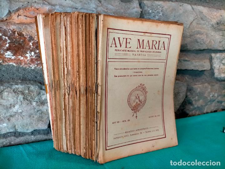 Coleccionismo de Revistas y Peri&oacute;dicos: Lote revistas Ave Mar&iacute;a a&ntilde;os 30 publicaci&oacute; mensual de propaganda religiosa Vives Manresa
