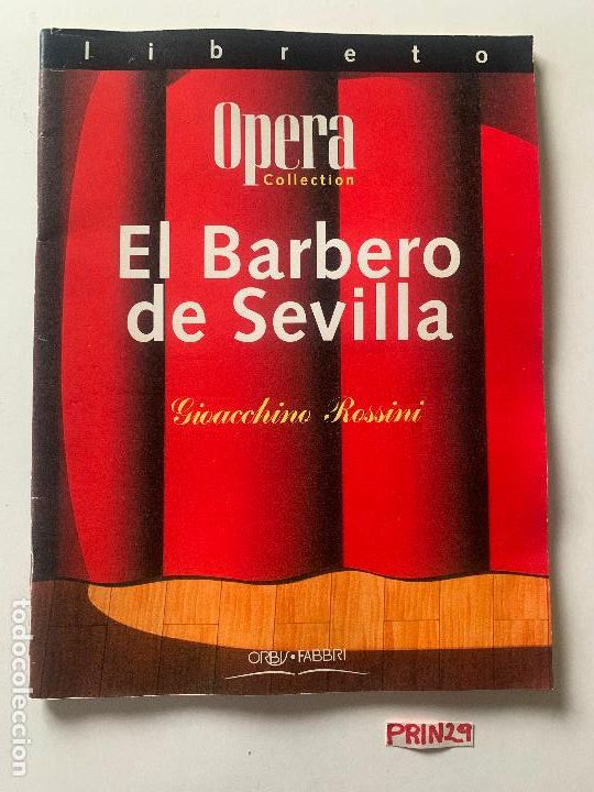 Colecionismo de Revistas e Jornais: El barbero de Sevilla