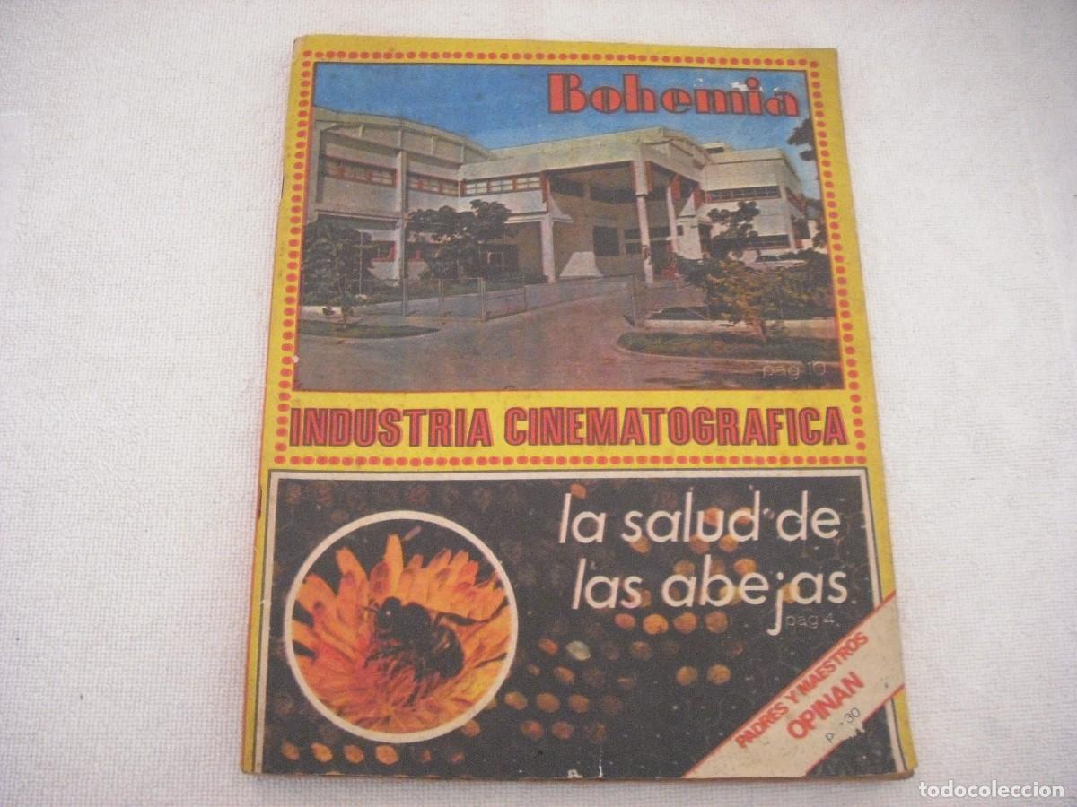 Collectionnisme de Revues et Journaux: REVISTA BOHEMIA N. 36 1968 , SEPTIEMBRE 1976 INDUSTRIA CINEMATOGRAFICA , SALUD DE LAS ABEJAS ....
