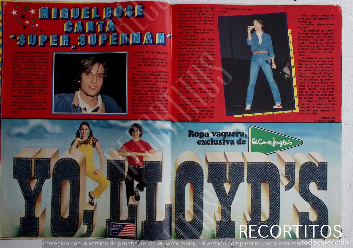 Coleccionismo de Revistas y Peri&oacute;dicos: miguel bose lloyds el corte ingles anuncio publicidad