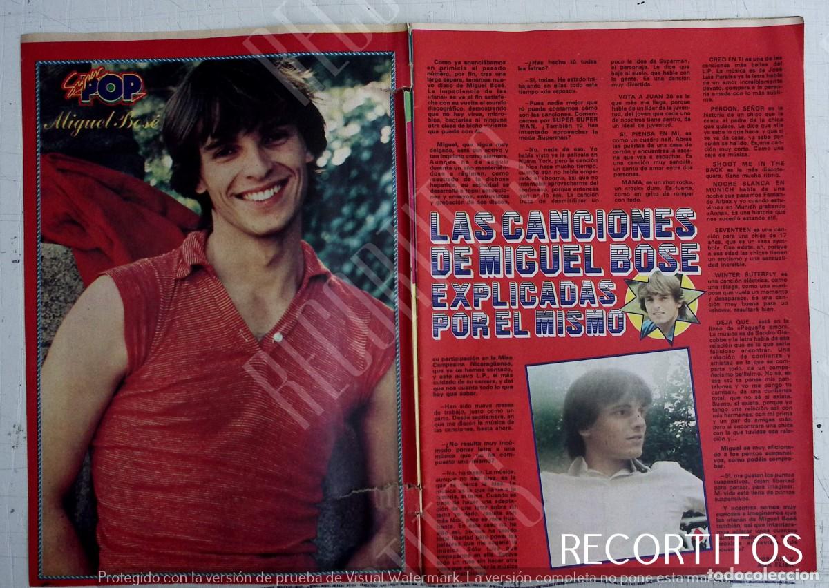 Coleccionismo de Revistas y Peri&oacute;dicos: miguel bose