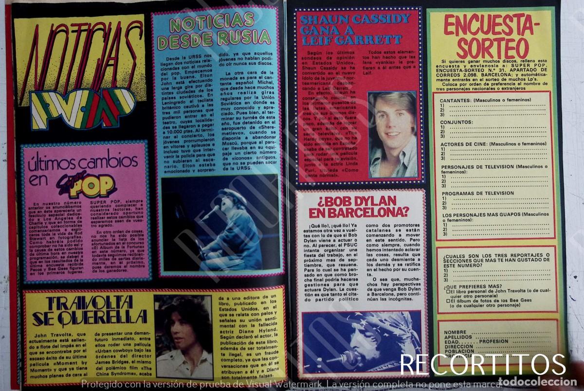 Coleccionismo de Revistas y Peri&oacute;dicos: elton john travolta bob dylan shaun cassidy