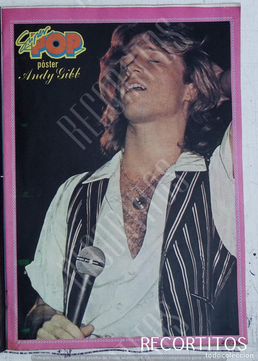 Coleccionismo de revistas y peri&oacute;dicos: poster andy gibb