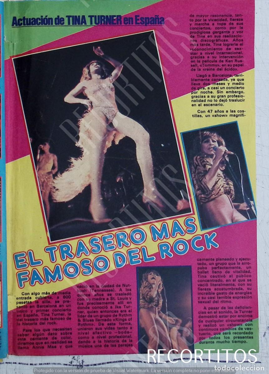 Coleccionismo de revistas y peri&oacute;dicos: tina turner