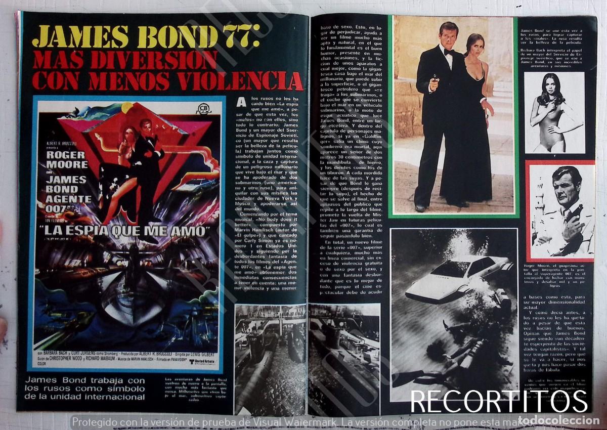 james bond 007 roger moore la espia que me amo - Compra venta en  todocoleccion