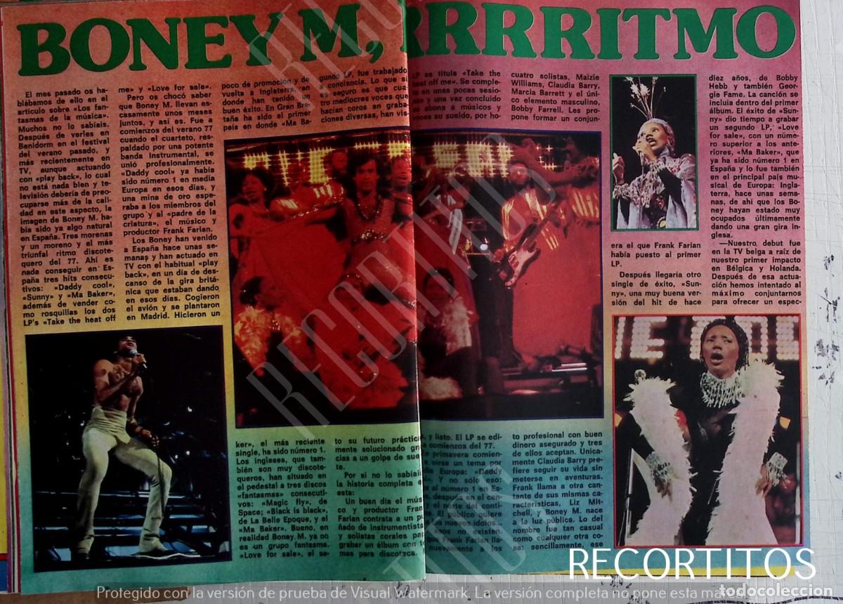 Coleccionismo de revistas y peri&oacute;dicos: boney m - Foto 1
