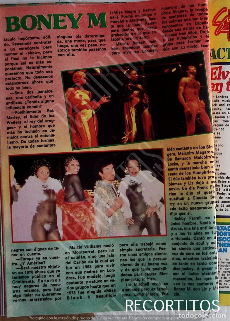 Coleccionismo de revistas y peri&oacute;dicos: boney m - Foto 2