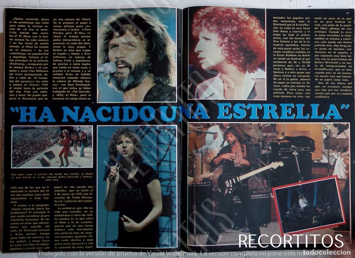 Coleccionismo de Revistas y Peri&oacute;dicos: BARBRA STREISAND kriss christopherson santana a nacido una esetrella