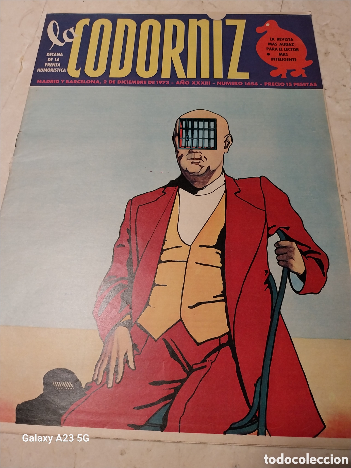Coleccionismo de Revistas y Peri&oacute;dicos: LA CODORNIZ 1973 UN HADA ESPECIAL. AUTOMATISMO. CAMBIO DE AGUJAS. EL AMEBITO KROX