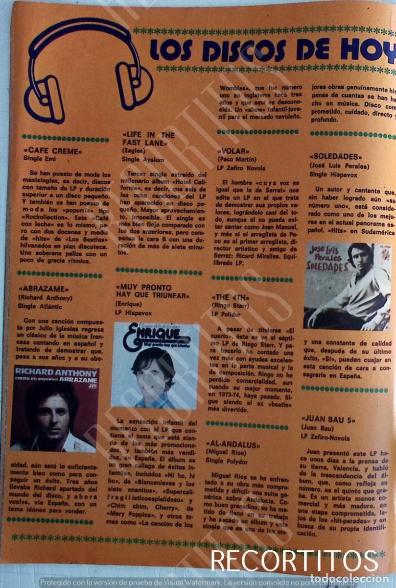 Coleccionismo de Revistas y Peri&oacute;dicos: richard anthony enrique jose luis perales