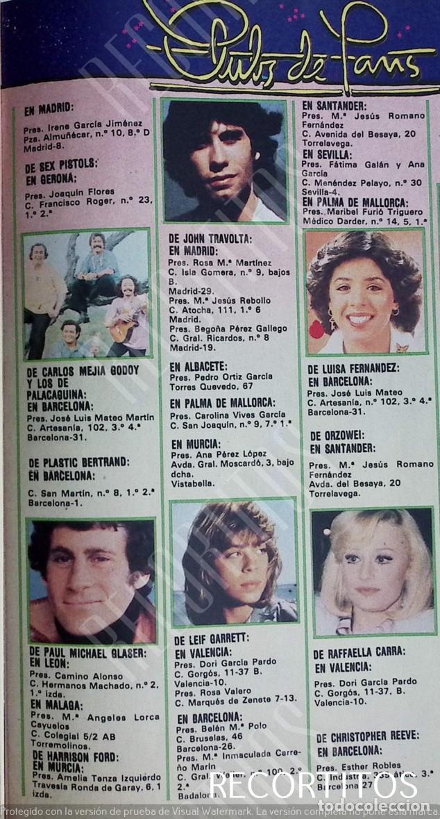 Coleccionismo de Revistas y Peri&oacute;dicos: RAFELLA CARRA RAFFAELLA leif arrett paul michael glasser carlos mejia godoy luisa fernandez