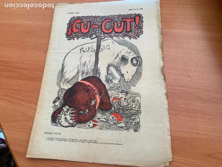 Collection Magazines and Newspapers: CU-CUT N&ordm; 106. SATIRICA CATALA IL.LUSTRADA JUNCEDA, OPISSO. 1904 (COIB229)
