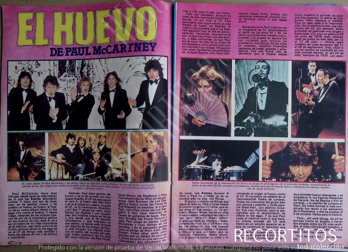 Coleccionismo de Revistas y Peri&oacute;dicos: wings paul mccartney linda