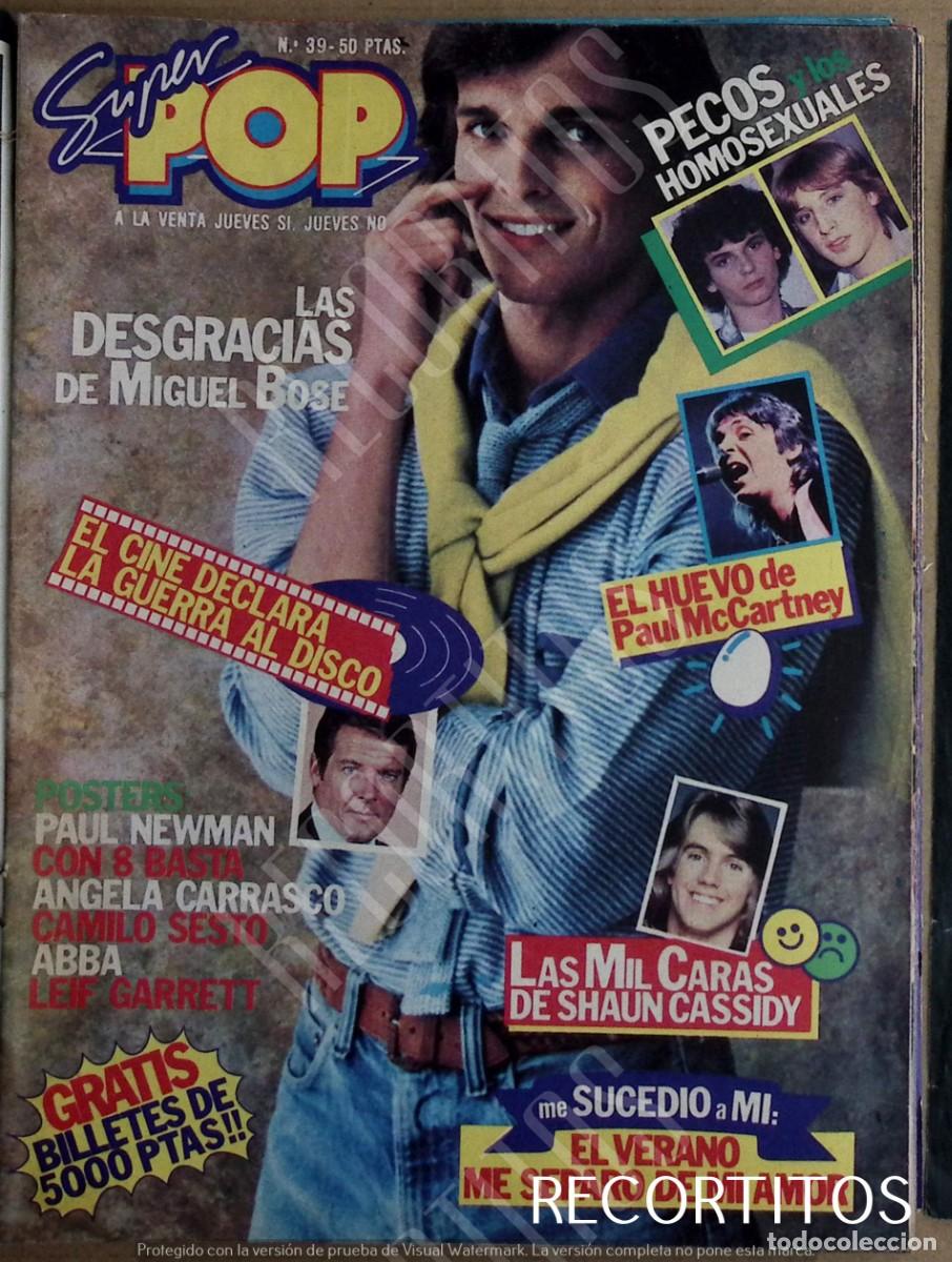 Coleccionismo de Revistas y Peri&oacute;dicos: recorte portada miguel bose pecos shaun cassidy