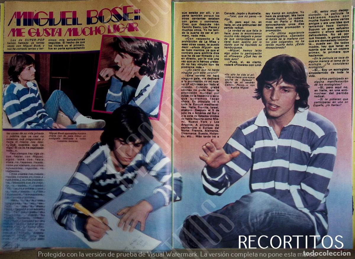 Coleccionismo de Revistas y Peri&oacute;dicos: miguel bose