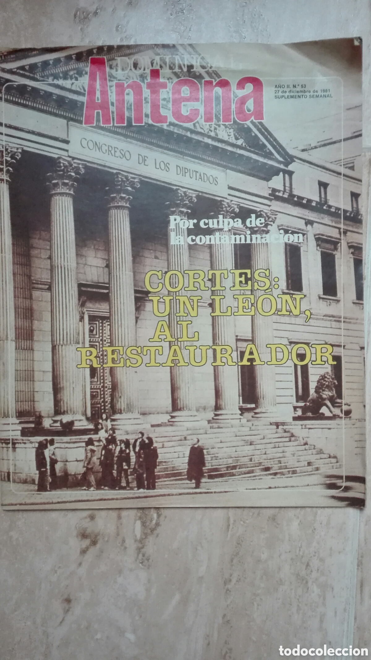 Collezionismo di Riviste e Giornali: Antena Dominical n&deg;53 Soledad Becerril J. R. Dallas Jos&eacute; Emilio Santamar&iacute;a M. Jes&uacute;s y su acorde&oacute;n