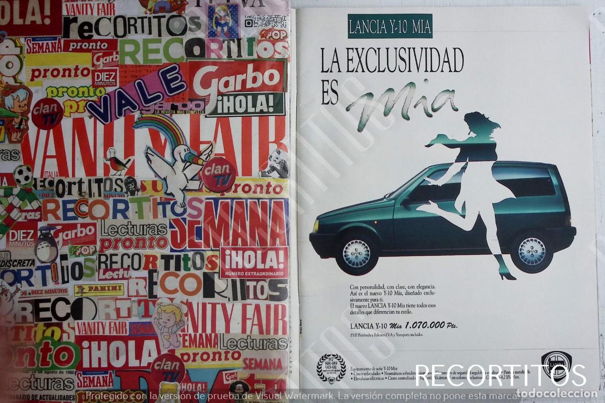 Coleccionismo de Revistas y Peri&oacute;dicos: LANCIA Y 10 mia ANUNCIO PUBLICIDAD