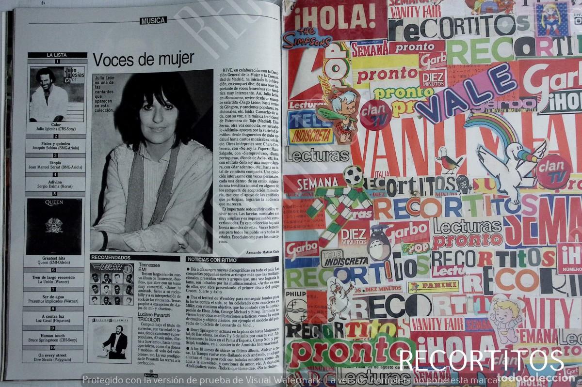 Coleccionismo de Revistas y Peri&oacute;dicos: queen pavarotti tennessee julia leon julio iglesias