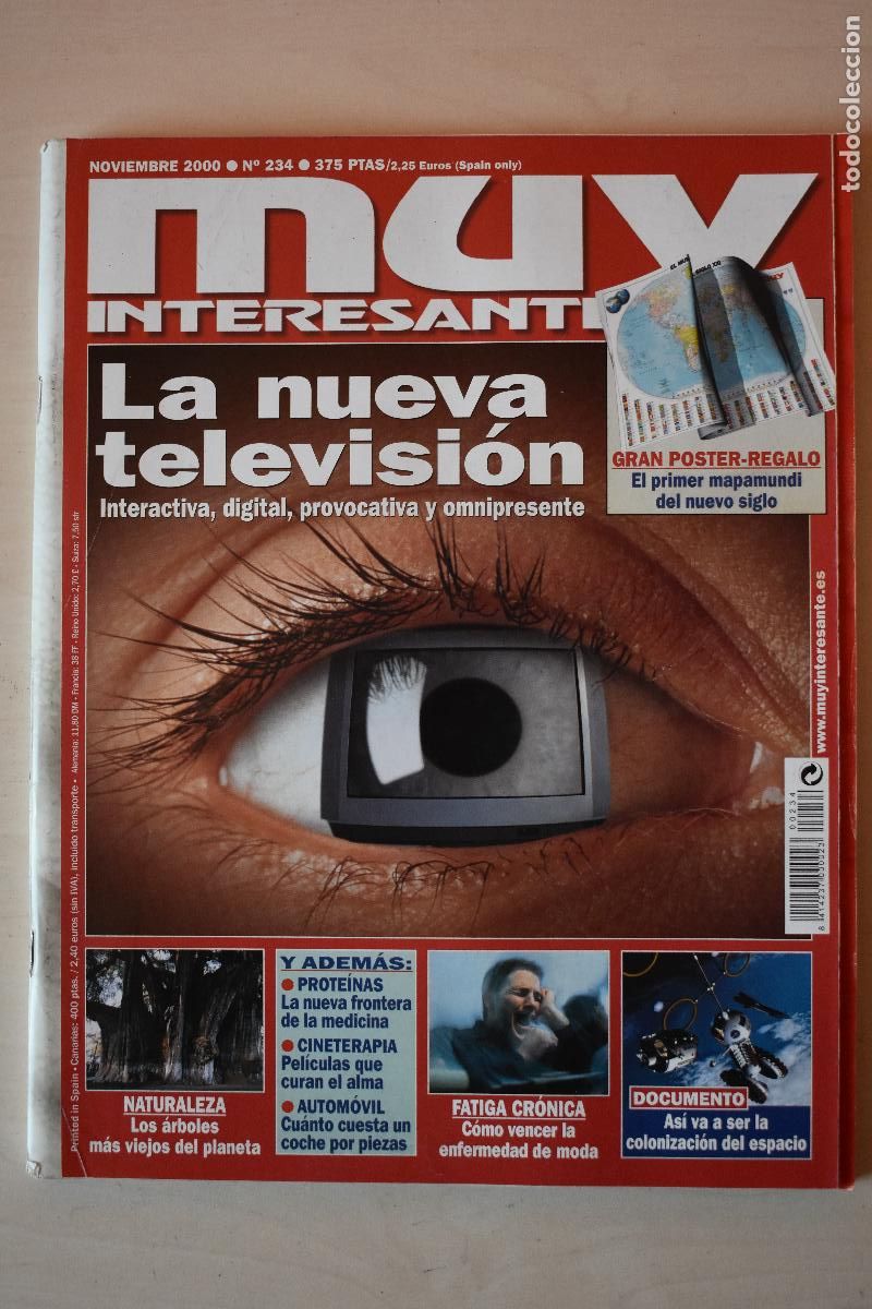Coleccionismo de Revistas y Peri&oacute;dicos: Revista Muy Interesante. N. &ordm; 234. La nueva televisi&oacute;n