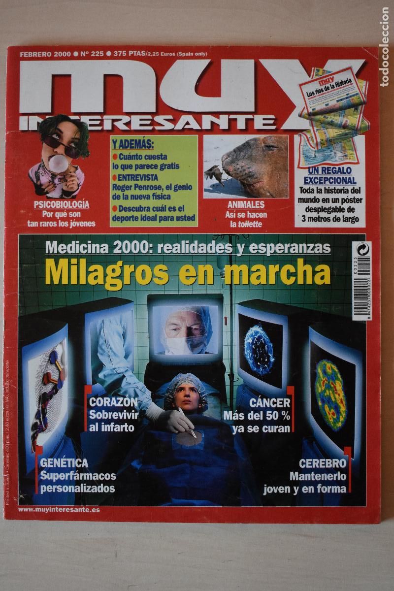 Coleccionismo de Revistas y Peri&oacute;dicos: Revista Muy Interesante. N. &ordm; 225. Milagros en marcha
