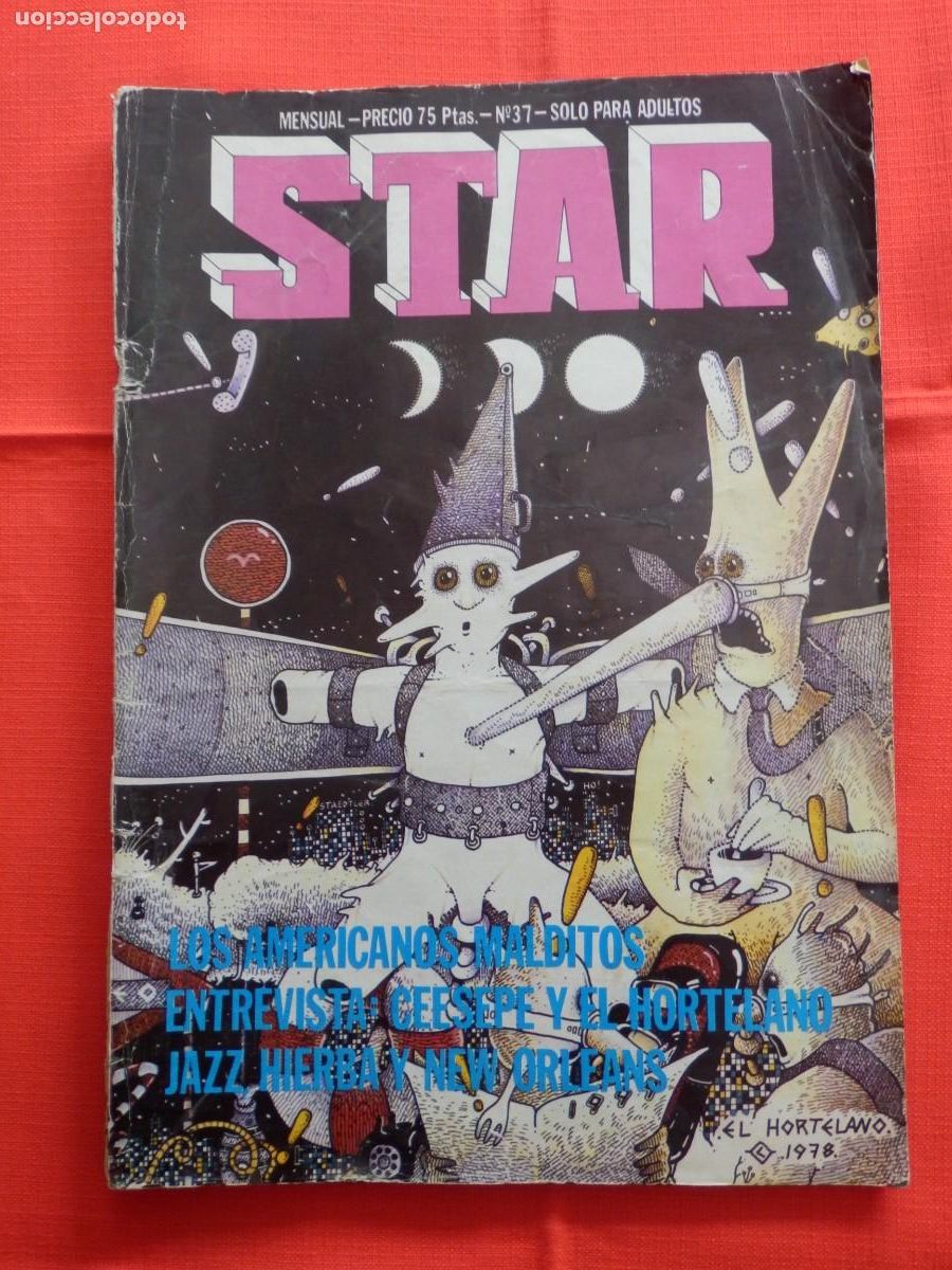 Sammeln von Zeitschriften und Zeitungen: Star N&ordm; 37, Revista 1978 completa 68 p&aacute;ginas Ceesepe el Hortelano