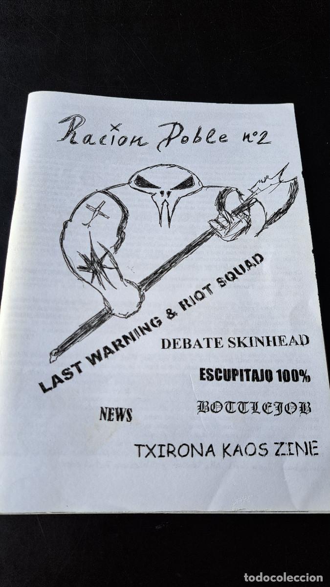 Coleccionismo de Revistas y Peri&oacute;dicos: FANZINE RACI&Oacute;N DOBLE N&ordm; 2 (ENERO 2,006) ULTIMO ASALTO, RIOT SQUAD, ZARATA FANZINE...