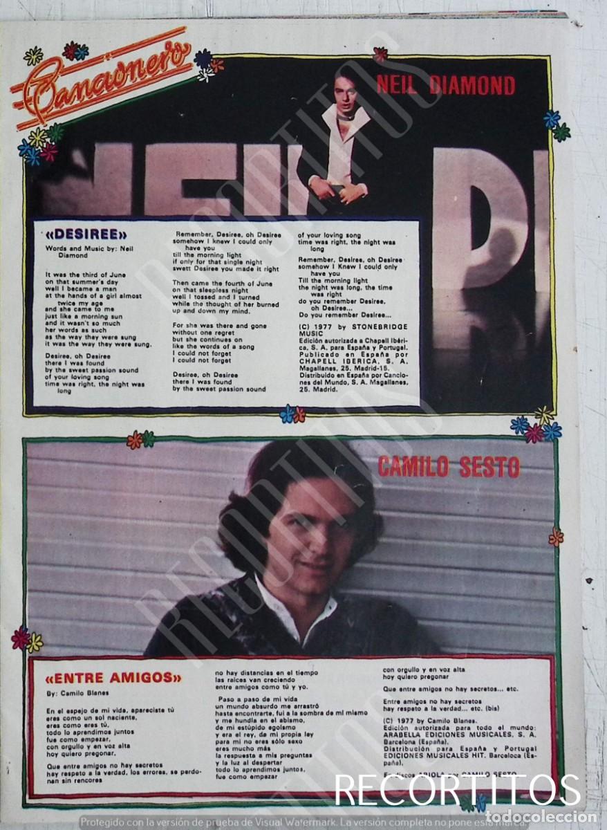 Coleccionismo de Revistas y Peri&oacute;dicos: neil diamond camilo sesto star wars leif garret chicago