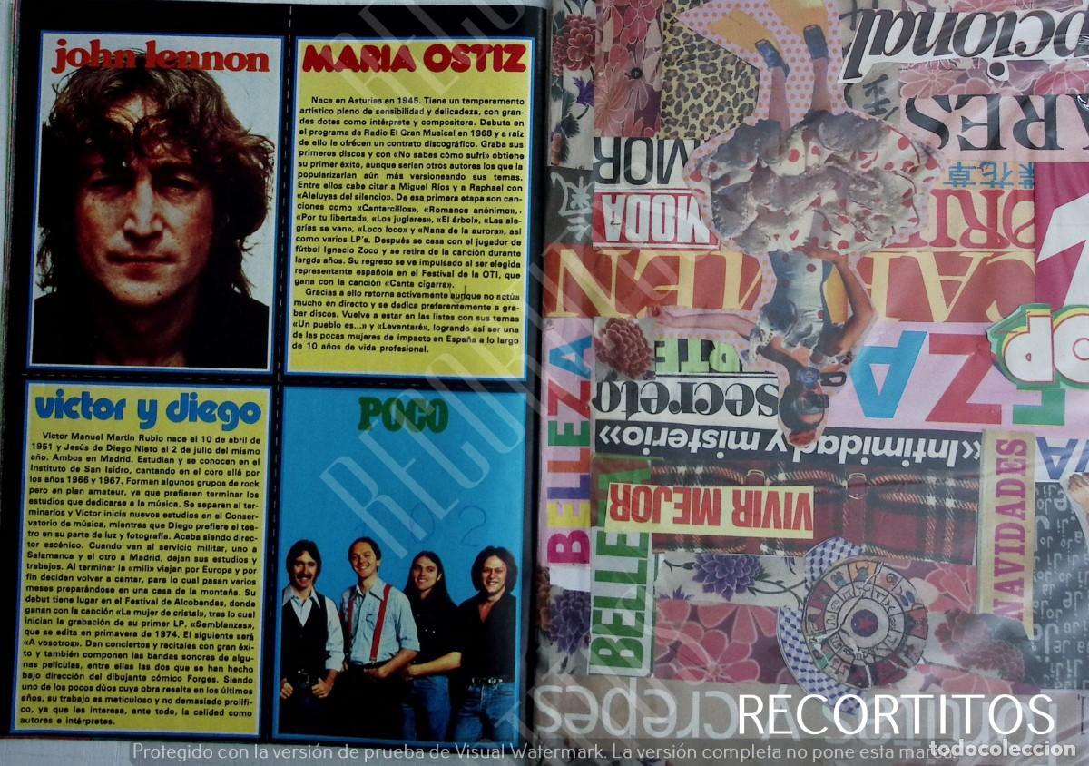 Coleccionismo de Revistas y Peri&oacute;dicos: maria ostiz poco victor y diego john lennon