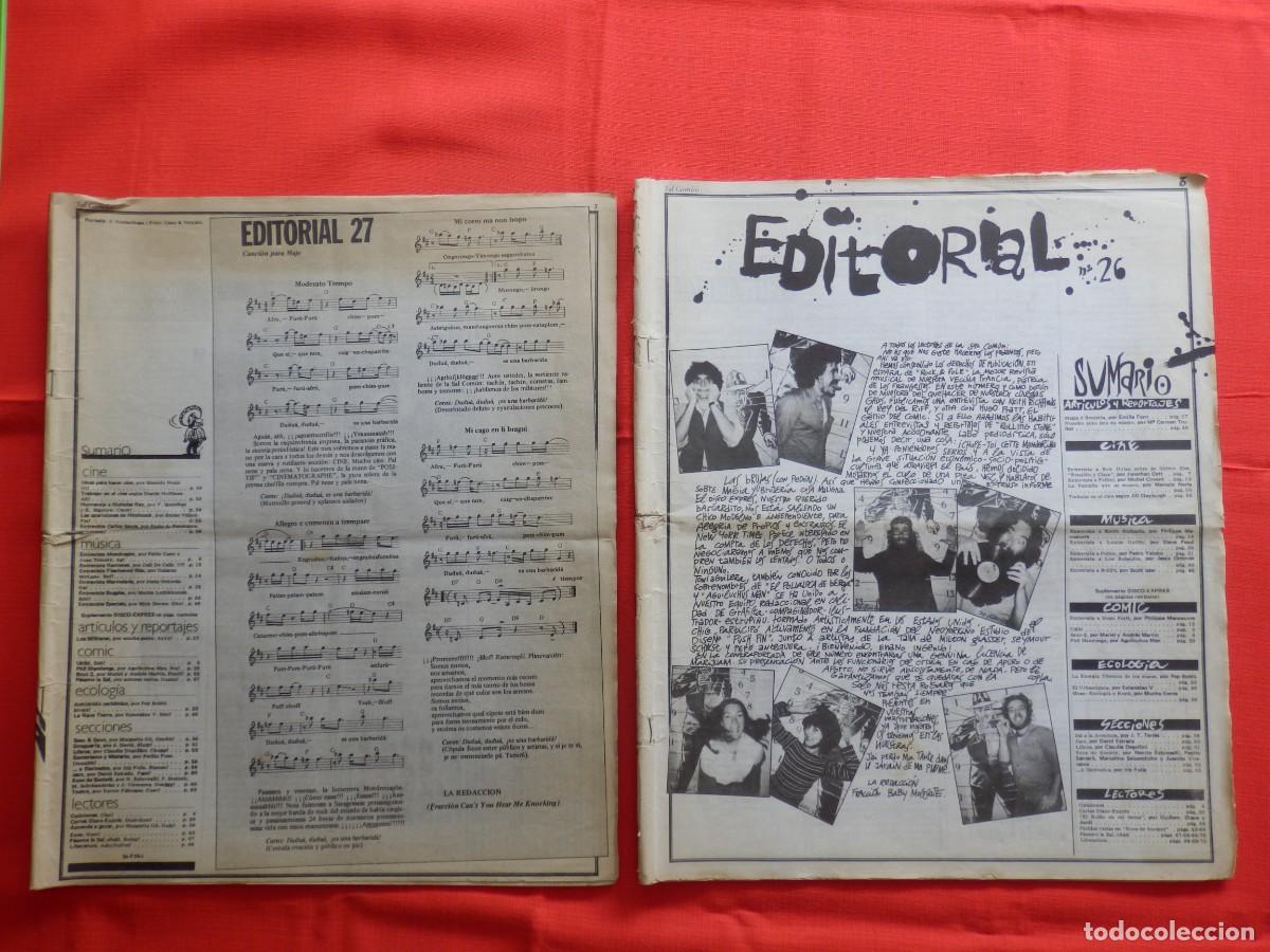 Collectionnisme de Revues et Journaux: Sal comun 26 y 27 lote dos revistas sin portada ni contraportada 1980