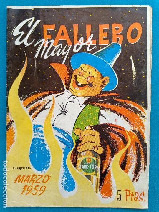 Coleccionismo de Revistas y Peri&oacute;dicos: REVISTA EL FALLERO MAYOR MARZO 1959 LLORENTE N&ordm;16 JN