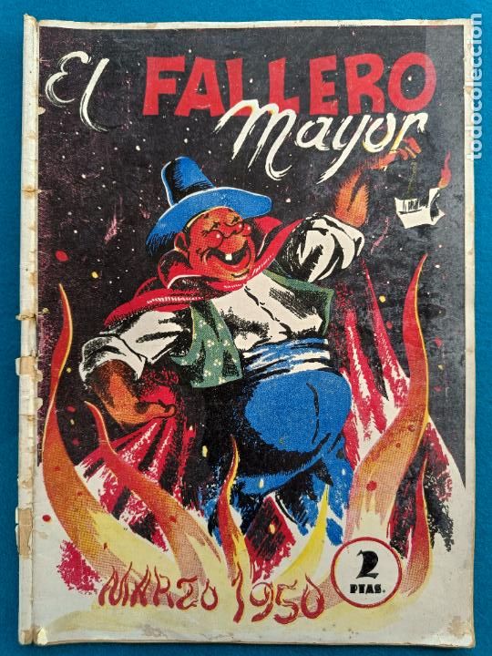 Coleccionismo de Revistas y Peri&oacute;dicos: REVISTA EL FALLERO MAYOR MARZO 1950 LLORENTE N&ordm;7 JN