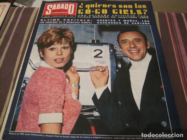 Collection Magazines and Newspapers: REVISTA S&Aacute;BADO GR&Aacute;FICO 628 LAURA VALENZUELA JOAQUIN PRATS POSTER MANOLO ORANTES