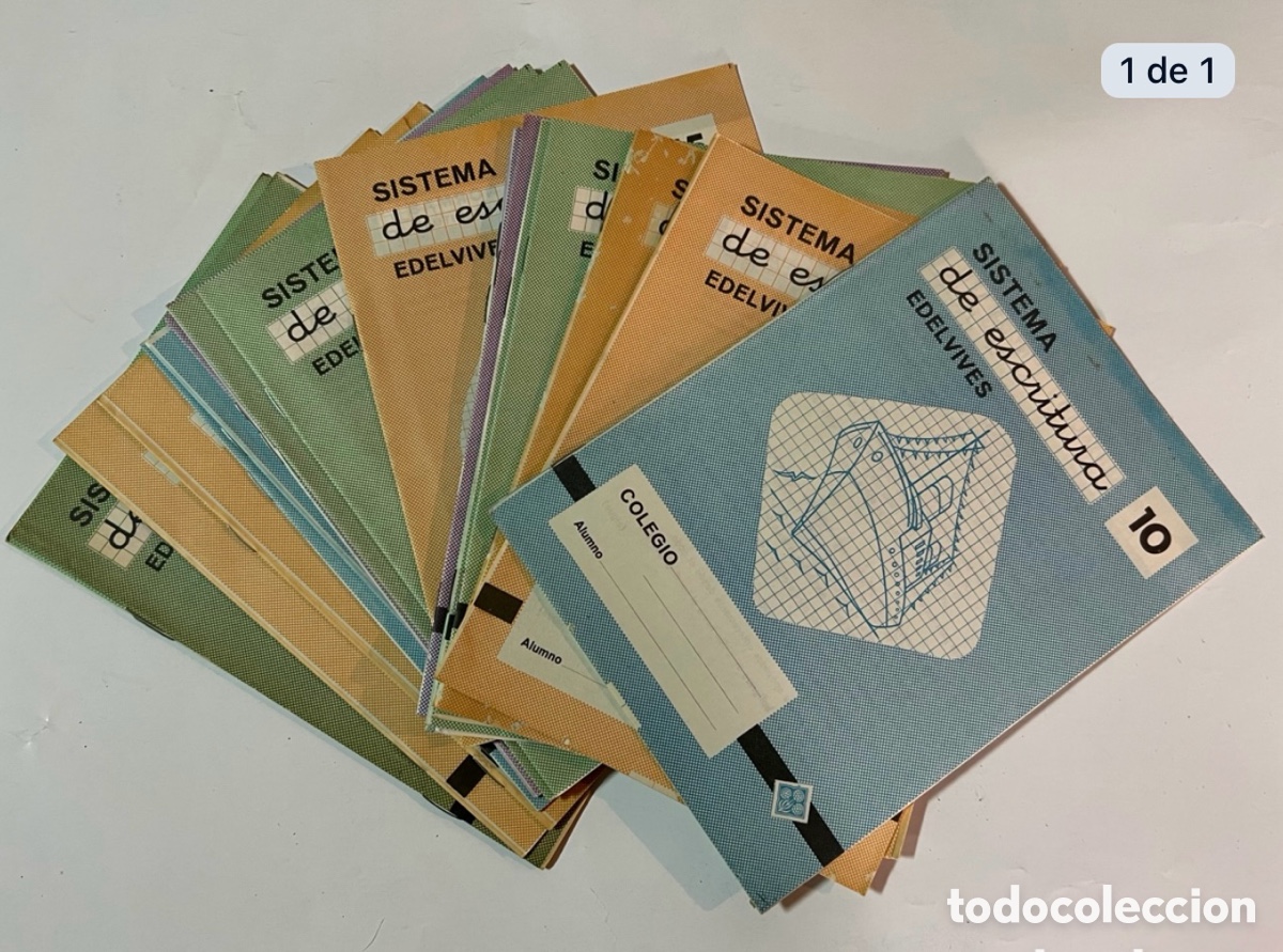 Coleccionismo de Revistas y Peri&oacute;dicos: EDELVIVES (20) Revistas Sistema de Escritura. NUEVAS !!! (a&ntilde;os sesenta) PESO: 400 gr.,