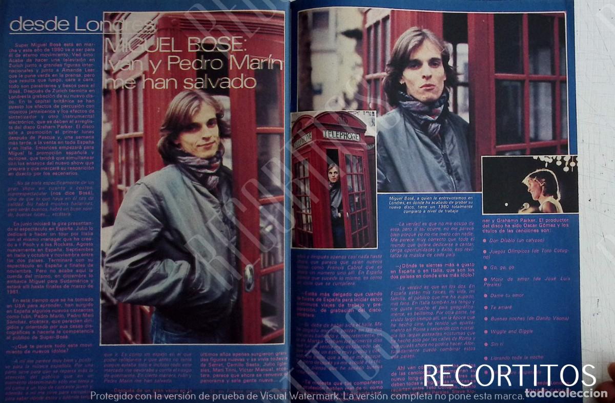Coleccionismo de Revistas y Peri&oacute;dicos: miguel bose